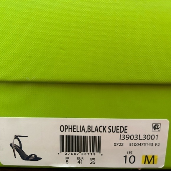 Sam Edelman Ophelia Crystal-Embellished Suede High-Heel Sandals - Picture 14 of 16